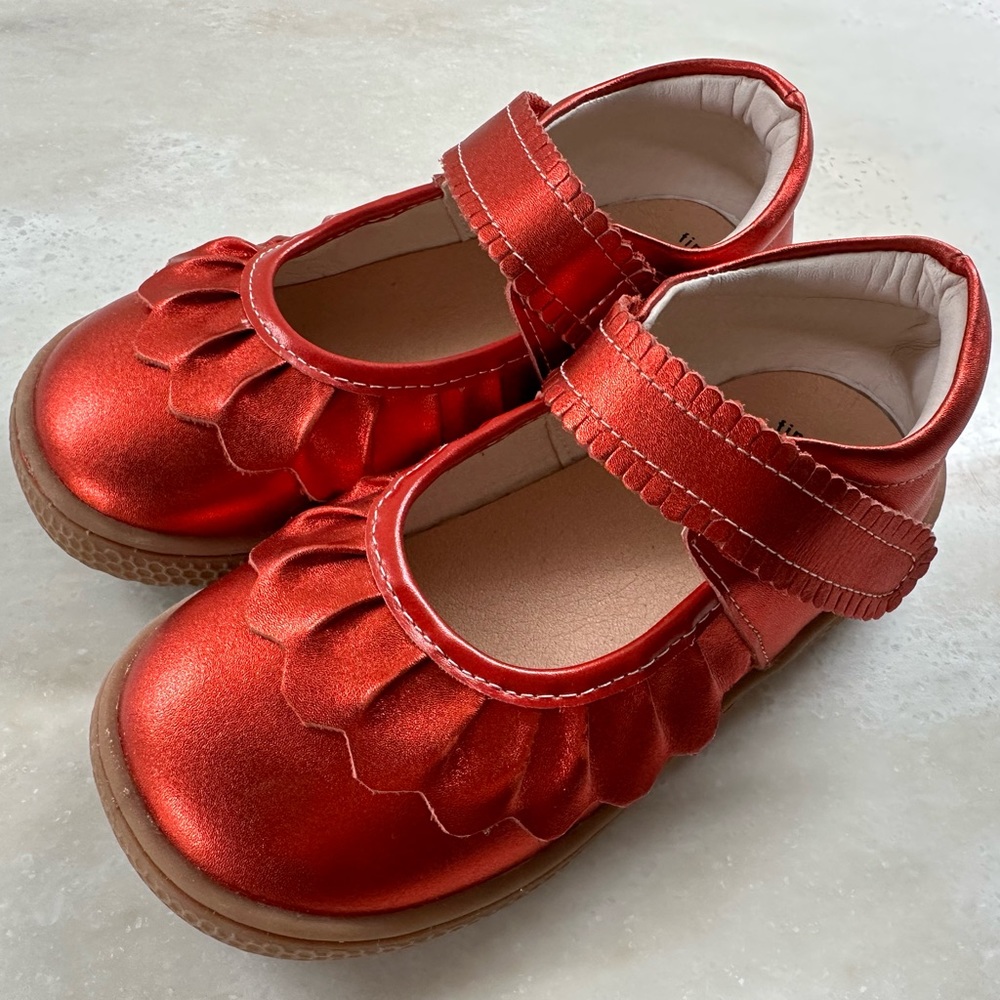 Metallic Red Livie & Luca Shoes
